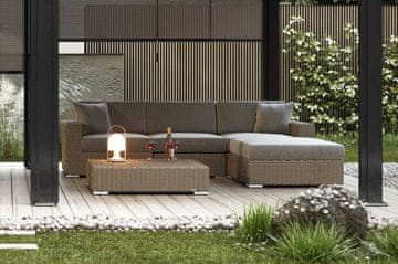 Pooltrend Modularni vrtni namještaj MILANO I kraljevski pijesak tehnoratan Homms