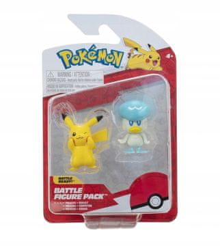 Jazwares POKEMON BOJNE FIGURE PIKACHU I QUAXLY