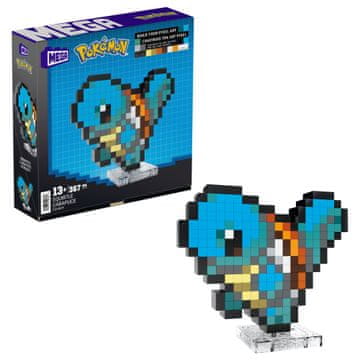 MEGA CONSTRUX BLOCKS 367 dijelova POKEMON SQUIRTLE PIXEL ART