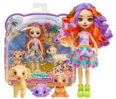 Enchantimals Obiteljska lutka Koza + Set životinja Golita Koza