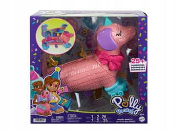 Mattel PASJI ROĐENDAN Polly Pocket Šteneća zabava JAZAVČAR PINJATA