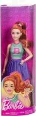 Barbie Fashionistas navijačica crvenokosa lutka u topu i suknji