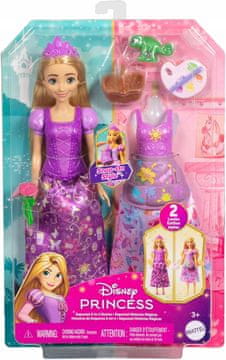 Mattel Disneyjeva princeza Rapunzel lutka 2 u 1 + dodaci JBG09