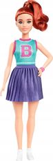Barbie Fashionistas navijačica crvenokosa lutka u topu i suknji