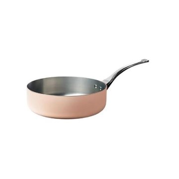 de Buyer Tava 6230.20 PRIMA MATERA, for sautéing, straight, straight low edges, stainless steel handle, diameter 20 cm, height 5.8 cm, weight 1.48 kg
