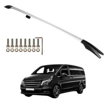 Krovni nosači MERCEDES W447 VITO VIANO LONG L3 od 2014. Aluminijski puni