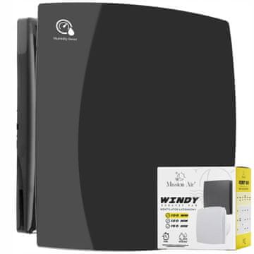 Ventilator za kupaonicu WINDY 100 H+T CRNI