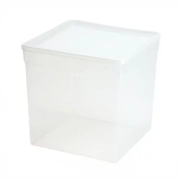 BraPlast posuda za uzgoj 5,8 L 19x19x19 cm - kutija za pauke, izopode i male gmazove