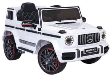TO Električni automobil za djecu MERCEDES AMG G63 bijela boja
