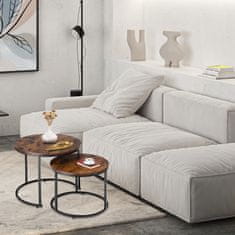 IN Set od dva mala rustikalna loft stola Galen