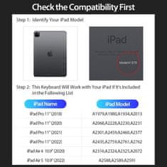 Dux Ducis DK futrola s tipkovnicom za iPad 4/5/6 / iPad Pro 11'' (2018/2020/2021/2022), crna
