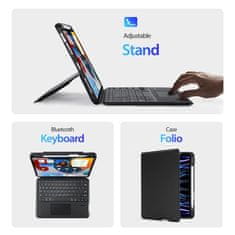 Dux Ducis DK futrola s tipkovnicom za iPad 4/5/6 / iPad Pro 11'' (2018/2020/2021/2022), crna