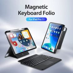 Dux Ducis DK futrola s tipkovnicom za iPad 4/5/6 / iPad Pro 11'' (2018/2020/2021/2022), crna