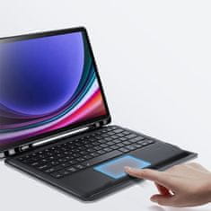 Dux Ducis DK futrola s tipkovnicom za Samsung Galaxy Tab S10 Plus / S9 Plus / S9 FE Plus, crna