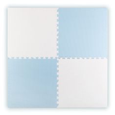 Northix Ricokids velika pjenasta podloga za slagalice 60x60 cm 4 komada plavo-bijela