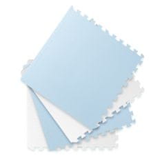 Northix Ricokids velika pjenasta podloga za slagalice 60x60 cm 4 komada plavo-bijela
