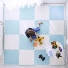 Northix Ricokids velika pjenasta podloga za slagalice 60x60 cm 4 komada plavo-bijela
