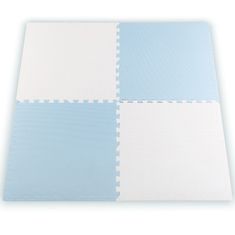 Northix Ricokids velika pjenasta podloga za slagalice 60x60 cm 4 komada plavo-bijela