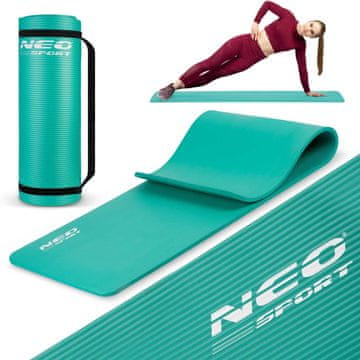 Northix Debela prostirka za vježbanje 183 x 60 cm Neo-Sport - 192301 tirkizna