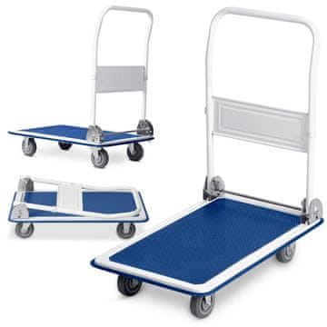 Northix Ručno vučena transportna kolica HM-505 bijelo-plava