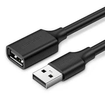 Northix Ugreen USB-A 2.0 produžni kabel, 0,5 m - crni