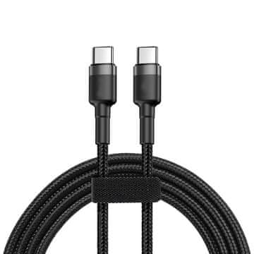 Northix Cafule USB-C na USB-C kabel, QC 3.0, PD, 3A, 60W, 2m