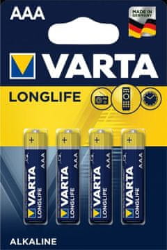 Northix VARTA Longlife alkalne AAA baterije LR3, pakiranje od 4 komada