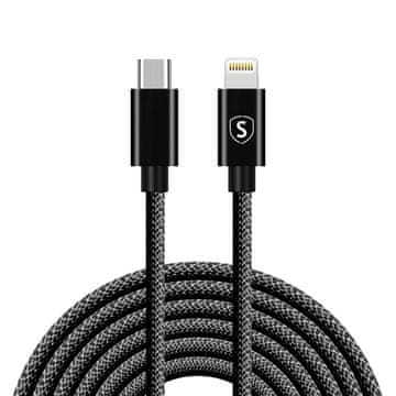 Northix USB-C na Lightning kabel 20W, 3m - crni
