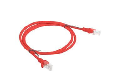 Lanberg LAE PCU5-10CC-0100-R Patch kabel UTP Cat.5e RJ45, 1m, Crveni