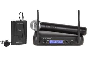 slomart NON 2-kanalni VHF mikrofon WR-358LD (1x ručni + 1x klipni)