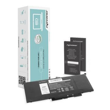 Bateria Baterija Movano za prijenosno računalo Dell Latitude MYJ96, 7290, 7390, 7490 (7.4V-7.6V, 5800 mAh)