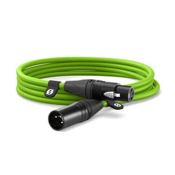 slomart RØDE XLR3M-G audio kabel 3 m, XLR, zeleni