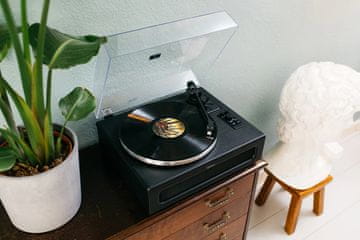 LENCO Lenco LS-430BK gramofon, crni