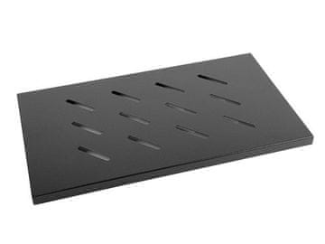 Lanberg LAE AK-1002-B polica za rek 1U 465mm crna, 120 kg