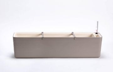 Urbalive URBALIVE BERBERIS Pravokutna posuda za cvijeće 80x20cm, svijetlosiva