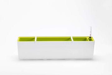 Urbalive URBALIVE BERBERIS Posuda za cvijeće 80x20cm, bijela