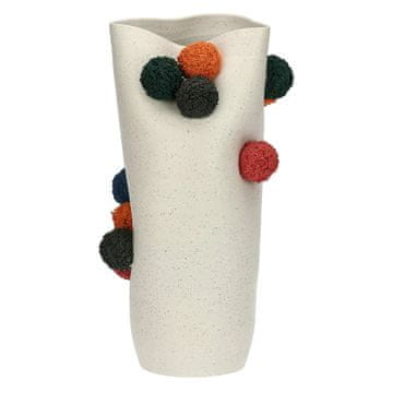 slomart RITUALI DOMESTICI POMPOMPON Vaza L, staklena