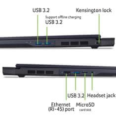 Acer PHN18-72-90M6 Ultra 9 275HX/32 GB/1 TB SSD/18-inčni WQXGA 250 Hz/RTX 5070 Ti 12 GB/bez OS-a/AI prijenosno računalo