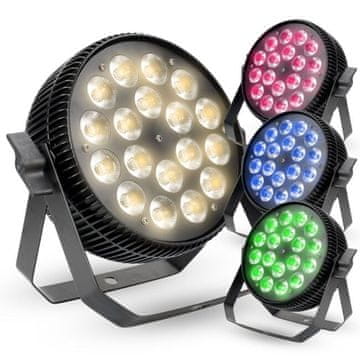 slomart LIGHT4ME ALU TETRA RGBW PAR 18x10W LED reflektor za scenu