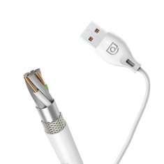 DUDAO Dudao L4M USB-A - MicroUSB kabel, 2.4A, 1m, bijeli