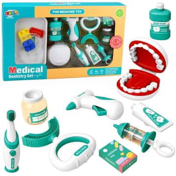slomart Leantoys Set Malog Zubar - Vibrirajuća Četkica (Plava)