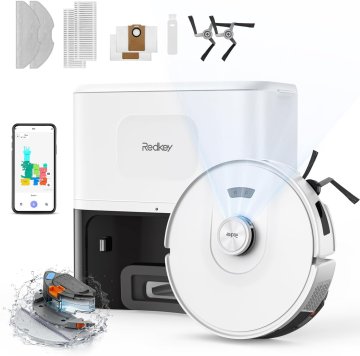 Redkey Redkey D8 robot usisavač s brisanjem, 25.000Pa, 4L, automatsko pražnjenje