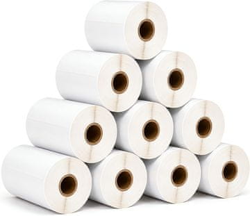 100% BAMOF naljepnice 100x150mm, 10 rola (5000 etiketa), za Dymo