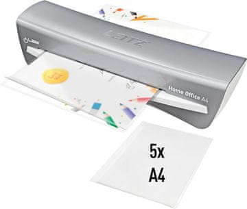 Leitz Leitz iLAM Home Office A4 laminator, Siva, Starter Set