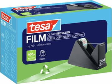 Tesa tesa Economy Recycled stolni dispenzer + 1 rola tesafilm Clear Recycled