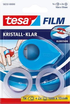 Tesa tesa Mini dispenzer s 2 rolice tesafilm Crystal Clear, 10 m x 19 mm