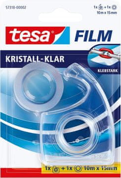 Crystal tesafilm Crystal Clear Ljepljiva traka s prozirnim odmotavačem
