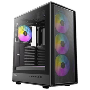Antec P6 Neo ARGB Midi-T ATX s prozorom gaming crno kućište
