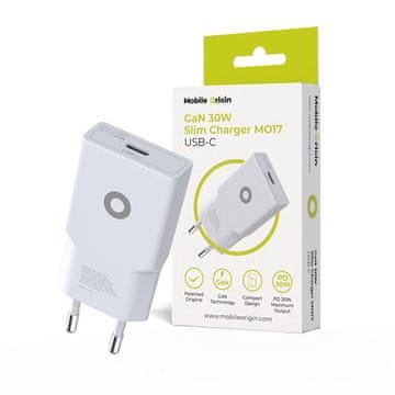 Mobile-origin MO17 Tanki punjač, 30 W, USB-C, bijeli (MO-GAN30W-MO17)
