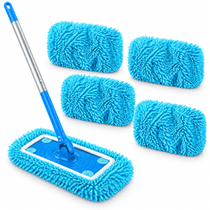 HOME & MARKER® Višekratne navlake od mikrovlakana za ravni čistač (4 kom) | MOPORA